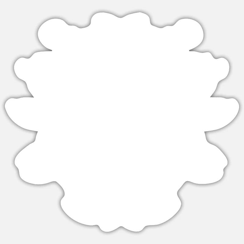 60th Birthday Gift Gift Idea Sticker size S (10 x 10 cm)