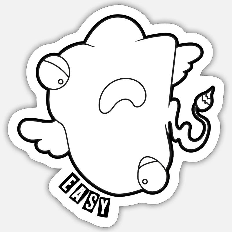 Flyguy Sticker size S (10 x 10 cm)