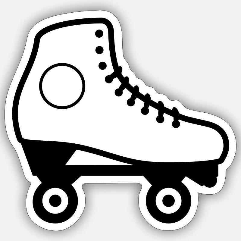 Artistic Roller Skate Sticker size S (10 x 10 cm)