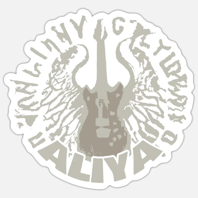 Aliya - Sticker Größe S (10 x 10 cm) - Mattweiß