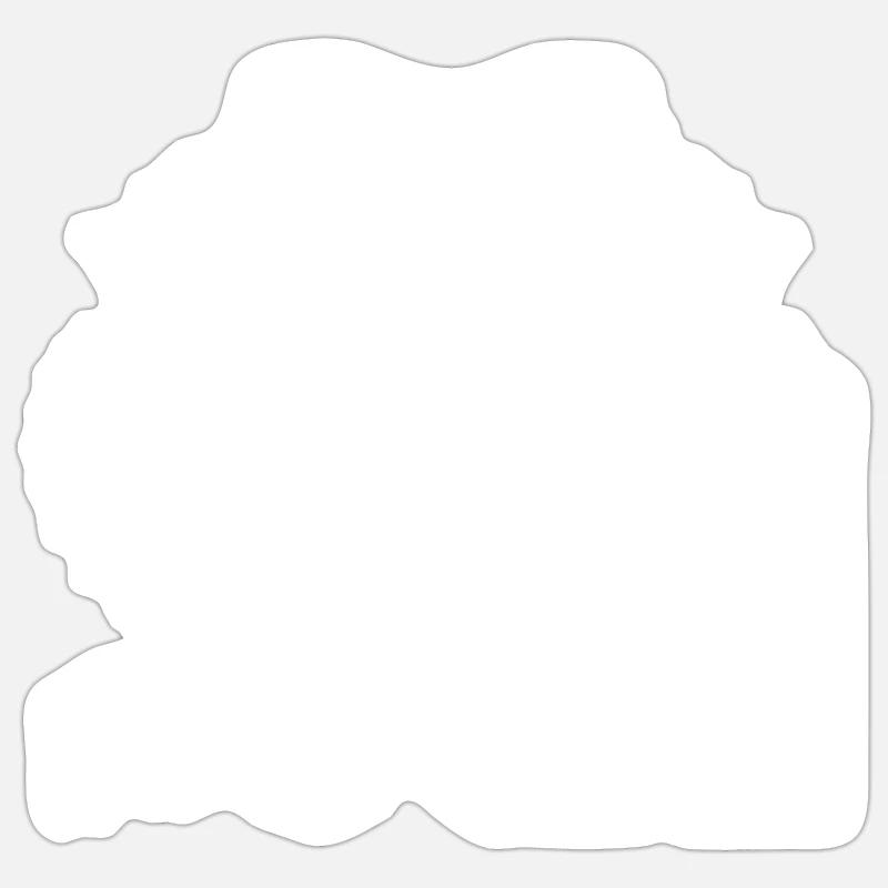 Bearded dragon - Sticker size S (10 x 10 cm) - white matte