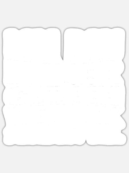 Ick bin immer gut, och wenn ick schlecht bin - Sticker Größe S (10 x 10 cm) - Mattweiß