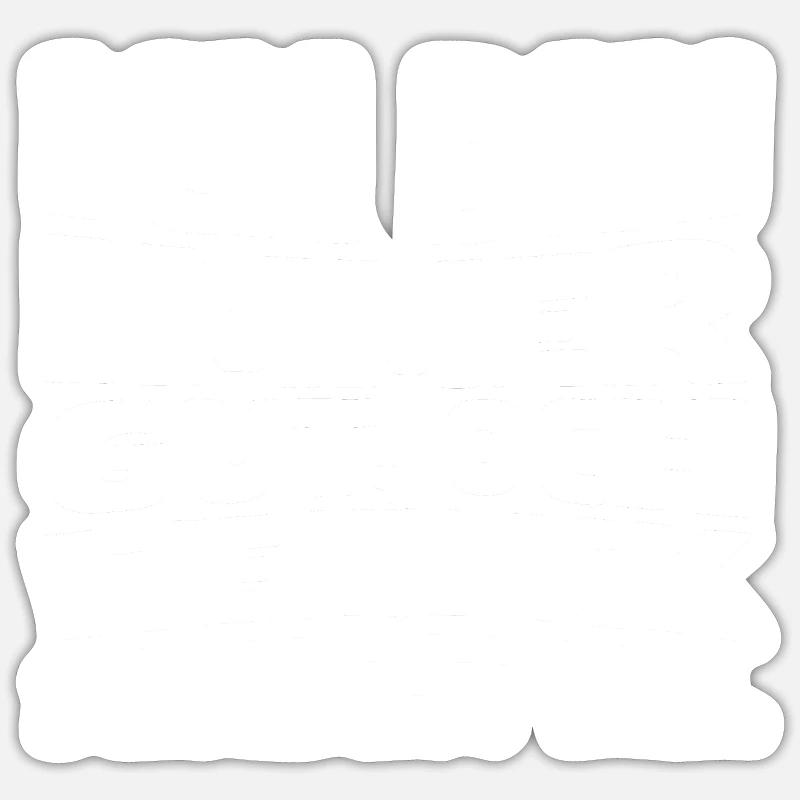 Ick bin immer gut, och wenn ick schlecht bin Sticker Größe S (10 x 10 cm)