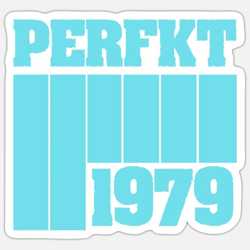 1979 - Sticker size S (10 x 10 cm) - white matte