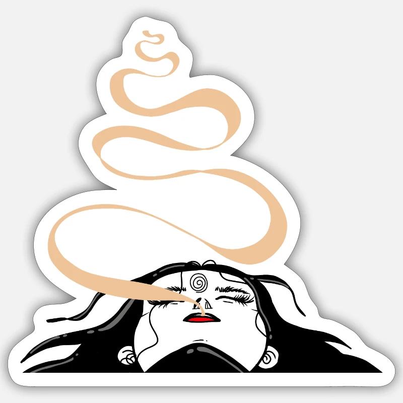 Souffle Incandescent Sticker taille S (10 x 10 cm)
