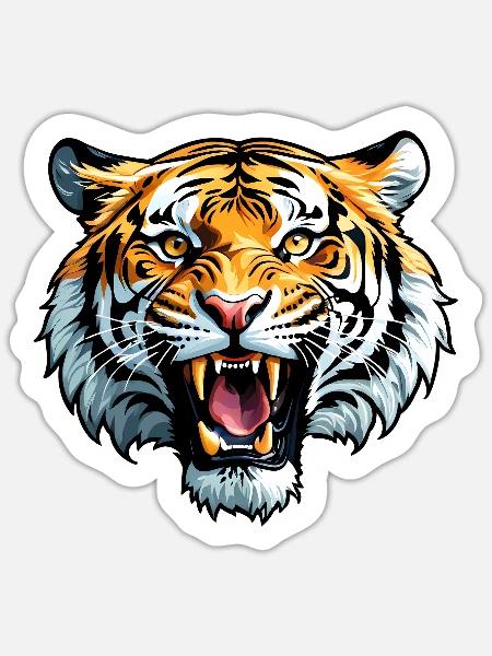 - Sticker size S (10 x 10 cm) - white matte