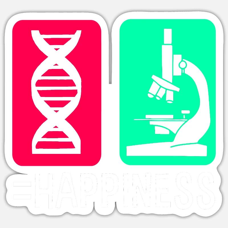 Molécule de formule structurelle Sticker taille S (10 x 10 cm)