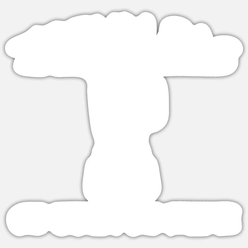 J'peux pas ce soir je mixe - Sticker taille S (10 x 10 cm) - blanc mat