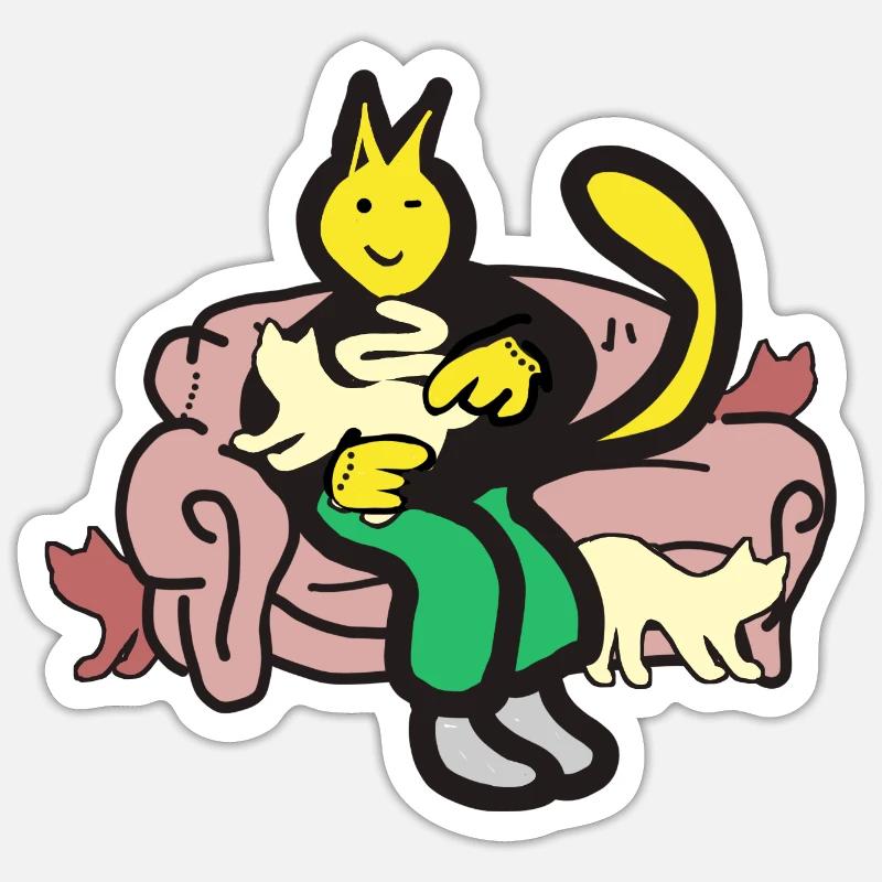 Sticker taille S (10 x 10 cm) - 