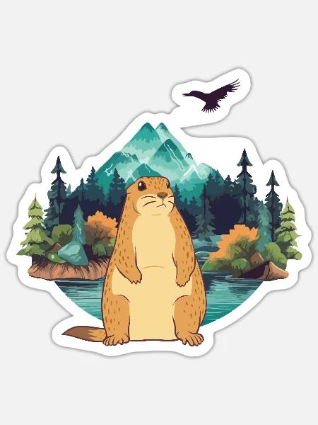 - Sticker taille S (10 x 10 cm) - blanc mat