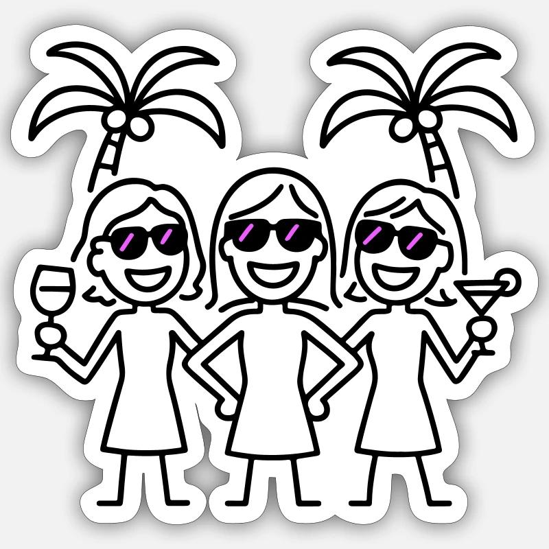 Sticker taille S (10 x 10 cm) - 