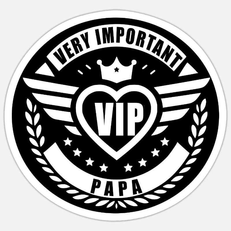 VIP - Sticker size S (10 x 10 cm) - white matte