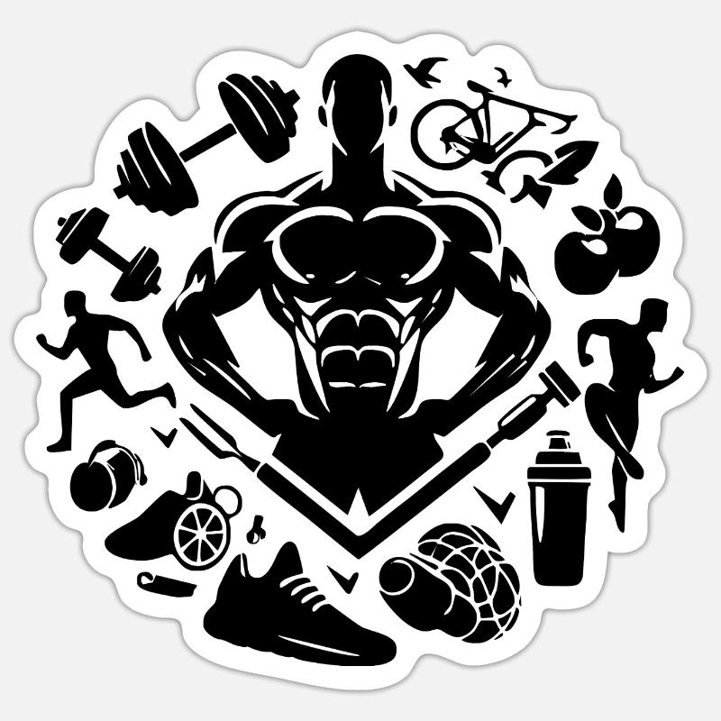 Sticker Größe S (10 x 10 cm) - 