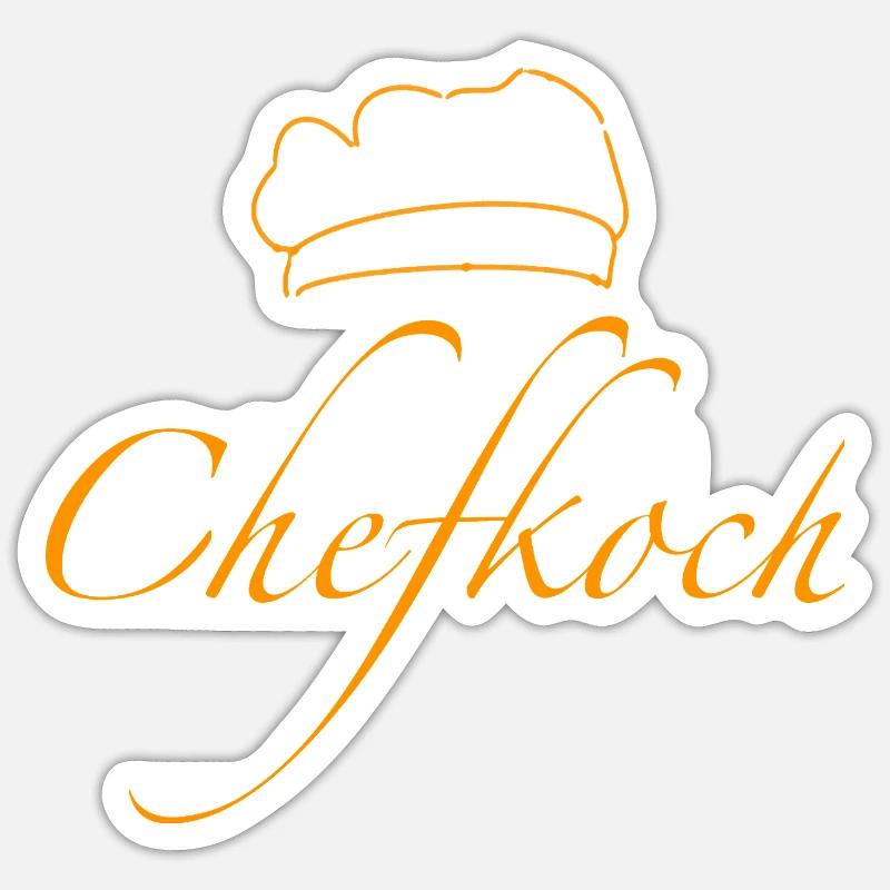 Chef Sticker size S (10 x 10 cm)