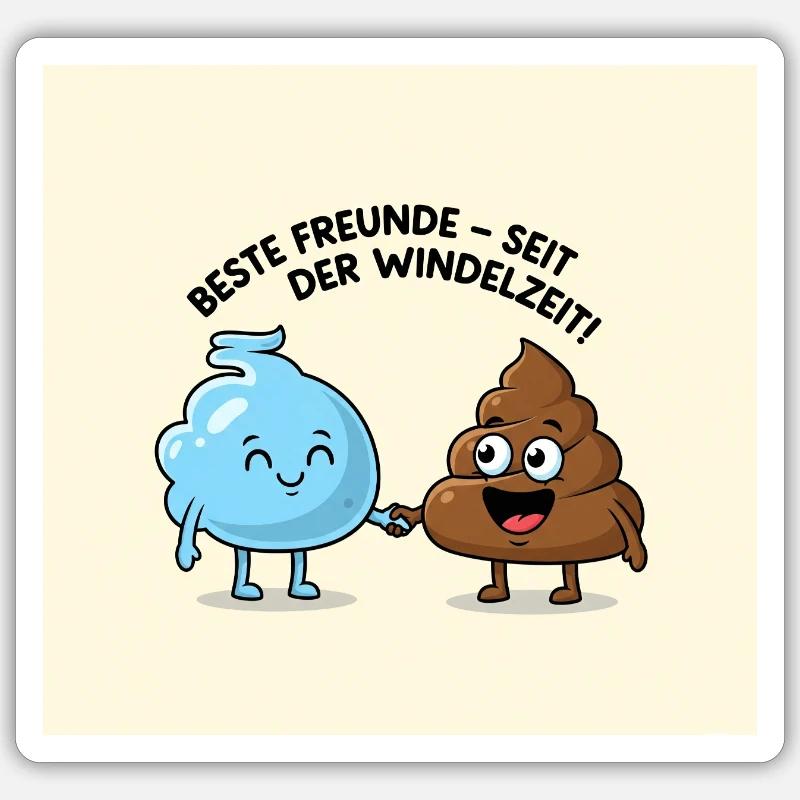 Sticker Größe S (10 x 10 cm) - 