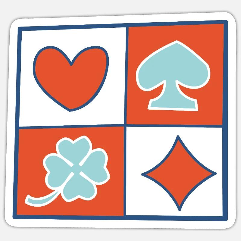 Checkerboard 2 von helfspawn Sticker Größe S (10 x 10 cm)