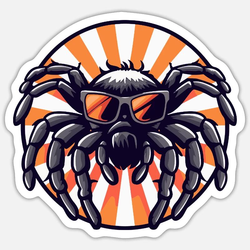 Tarantula Spider Cool Sticker size S (10 x 10 cm)