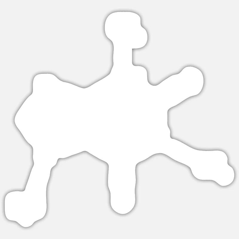 Chemistry Science Physics Laboratory Structural Formula Sticker size S (10 x 10 cm)