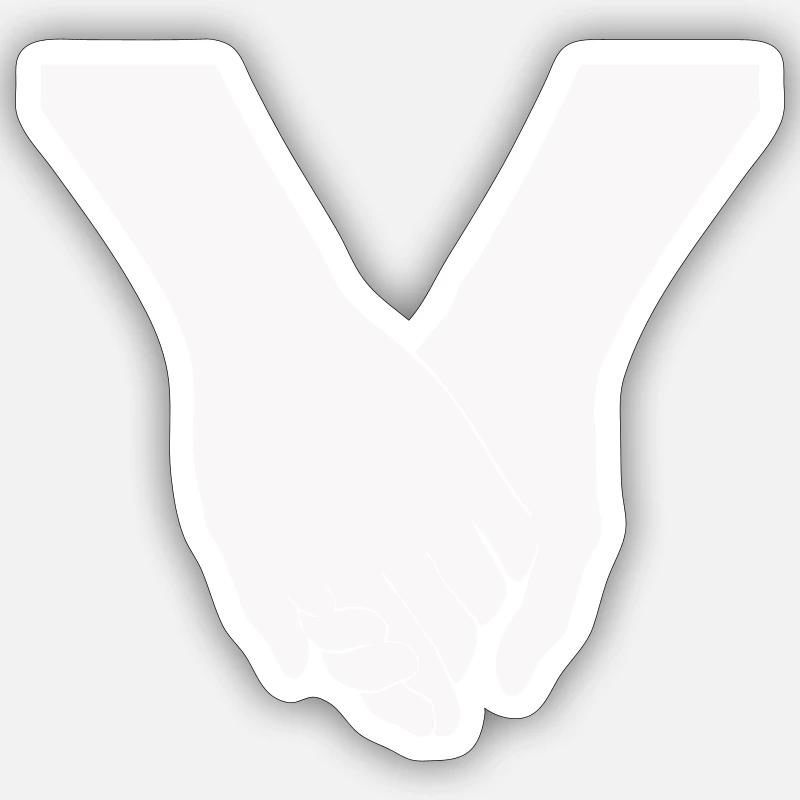 Mains Sticker taille S (10 x 10 cm)