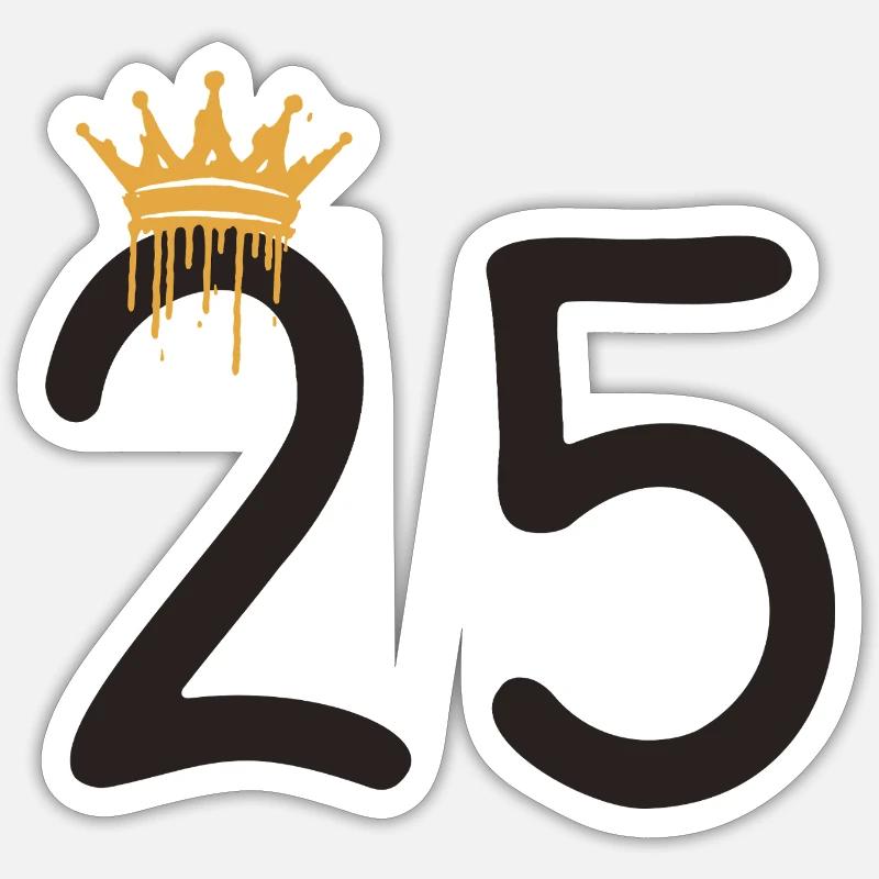 25 Sticker size S (10 x 10 cm)