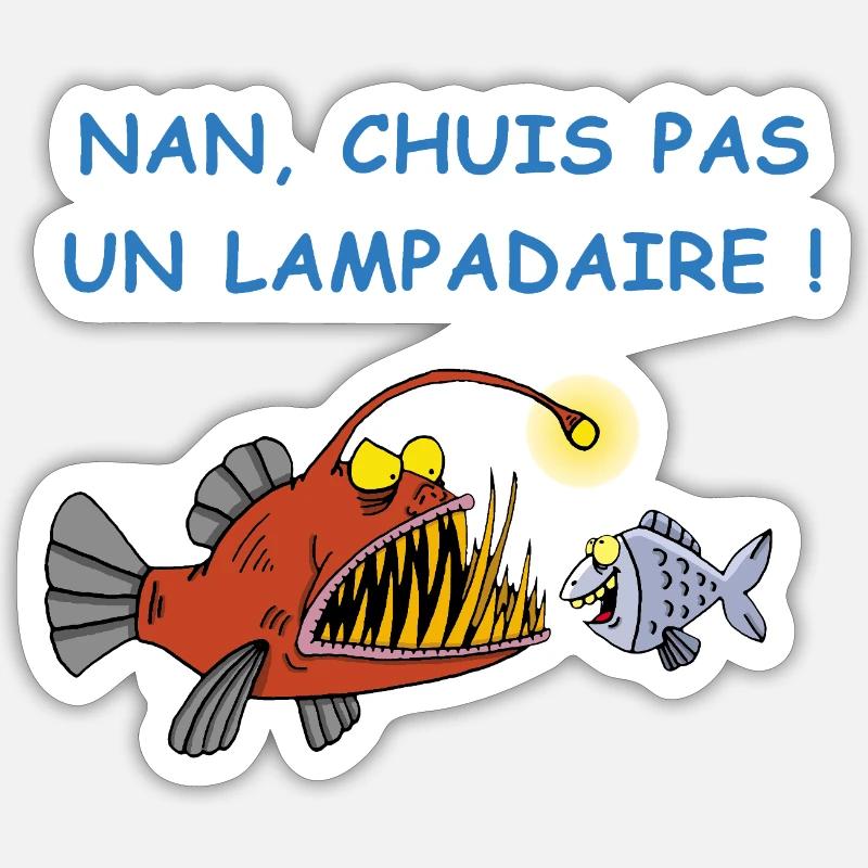 Abyssal Fish Sticker size S (10 x 10 cm)