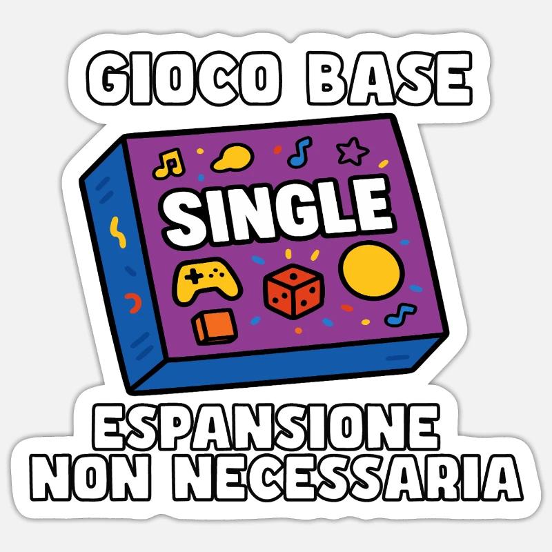 Base game: No expansion - Sticker size S (10 x 10 cm) - white matte