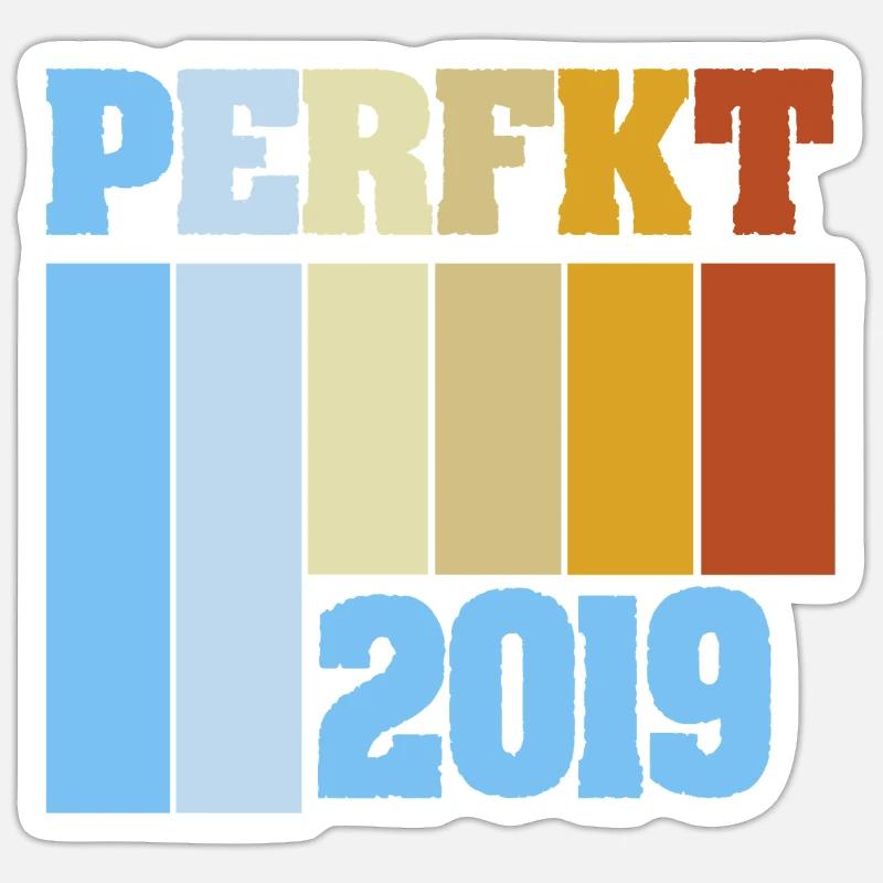 Édition unique 2019 - Sticker taille S (10 x 10 cm) - blanc mat