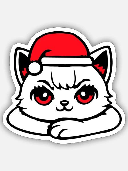  - Sticker size S (10 x 10 cm) - white matte