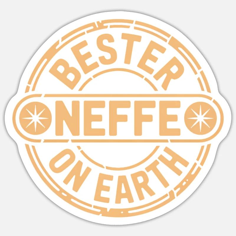 Bester Neffe - Sticker Größe S (10 x 10 cm) - Mattweiß