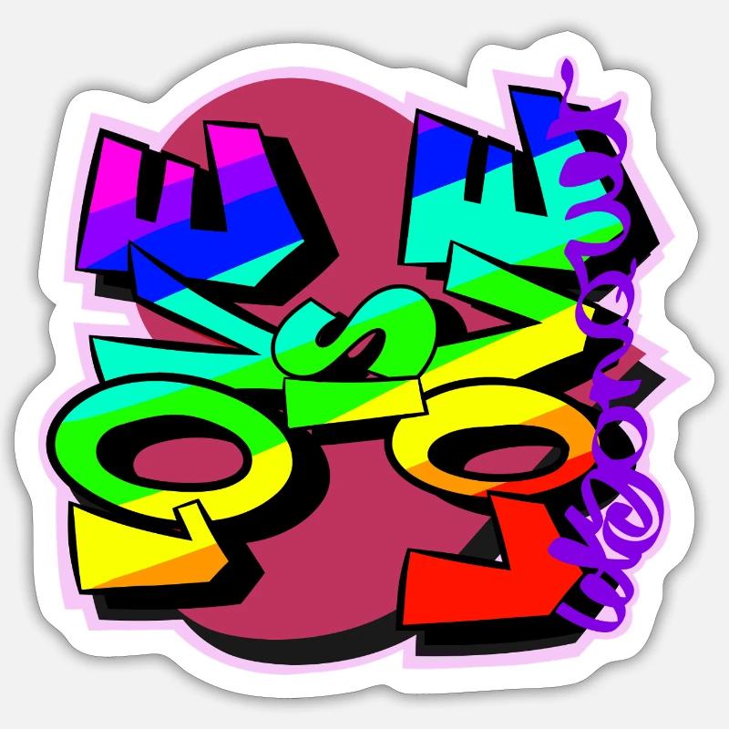 Sticker size S (10 x 10 cm) - 