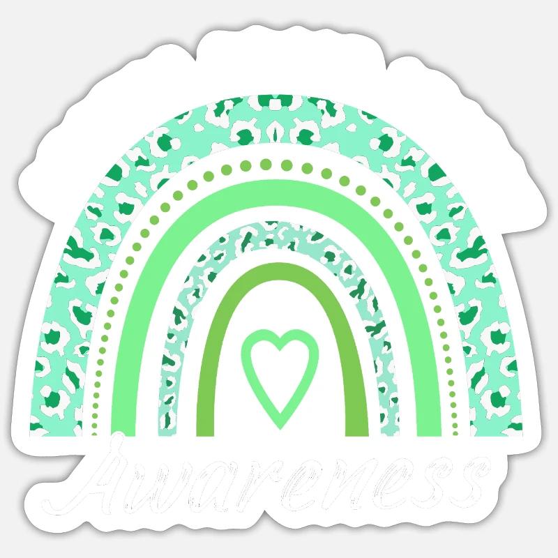 Stroke Brain Injury - Sticker size S (10 x 10 cm) - white matte