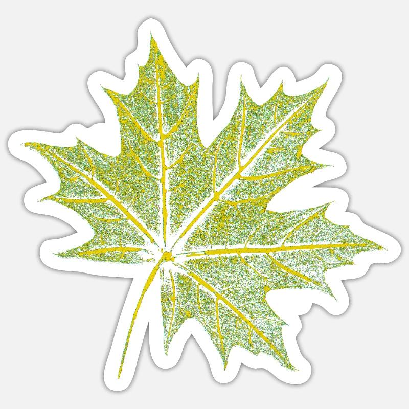 Maple Leaf - Forest & Nature BOTANIK Sticker size S (10 x 10 cm)