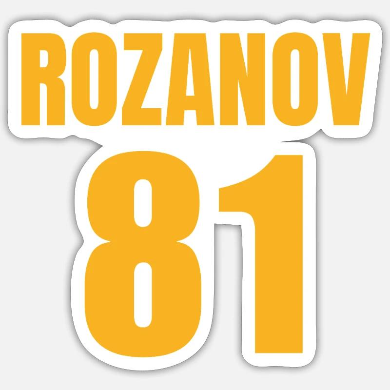Rozanov - Sticker Größe S (10 x 10 cm) - Mattweiß