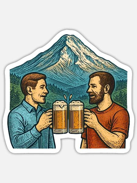  - Sticker Größe S (10 x 10 cm) - Mattweiß