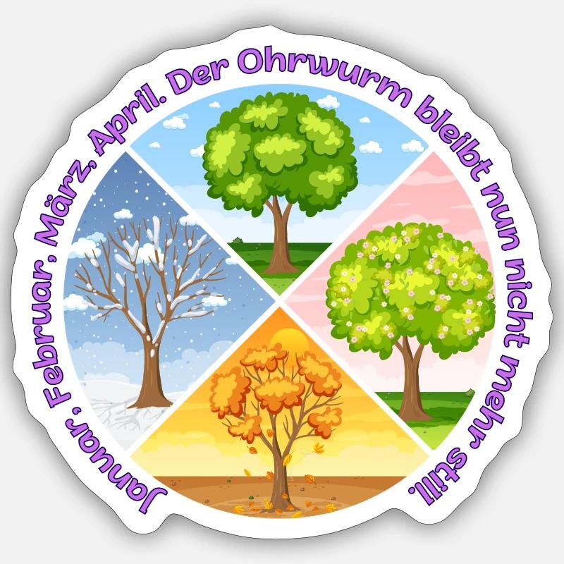 Sticker Größe S (10 x 10 cm) - 
