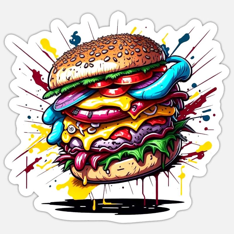 Sticker Größe S (10 x 10 cm) - 