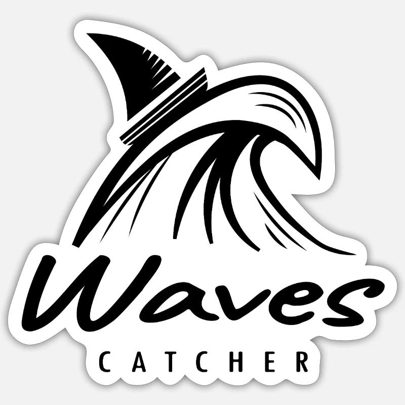 Waves catcher Sticker Größe S (10 x 10 cm)