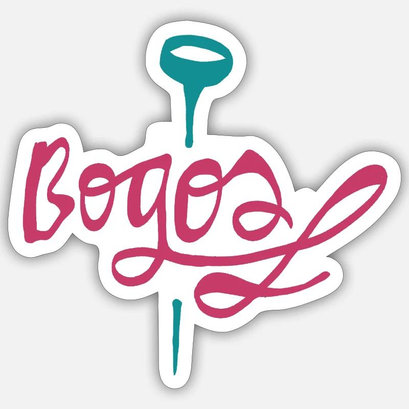 Bogos Sticker size S (10 x 10 cm)