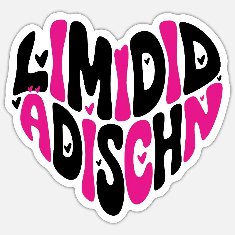 Limidid Ädischn - Limited Edition - Sticker Größe S (10 x 10 cm) - Mattweiß