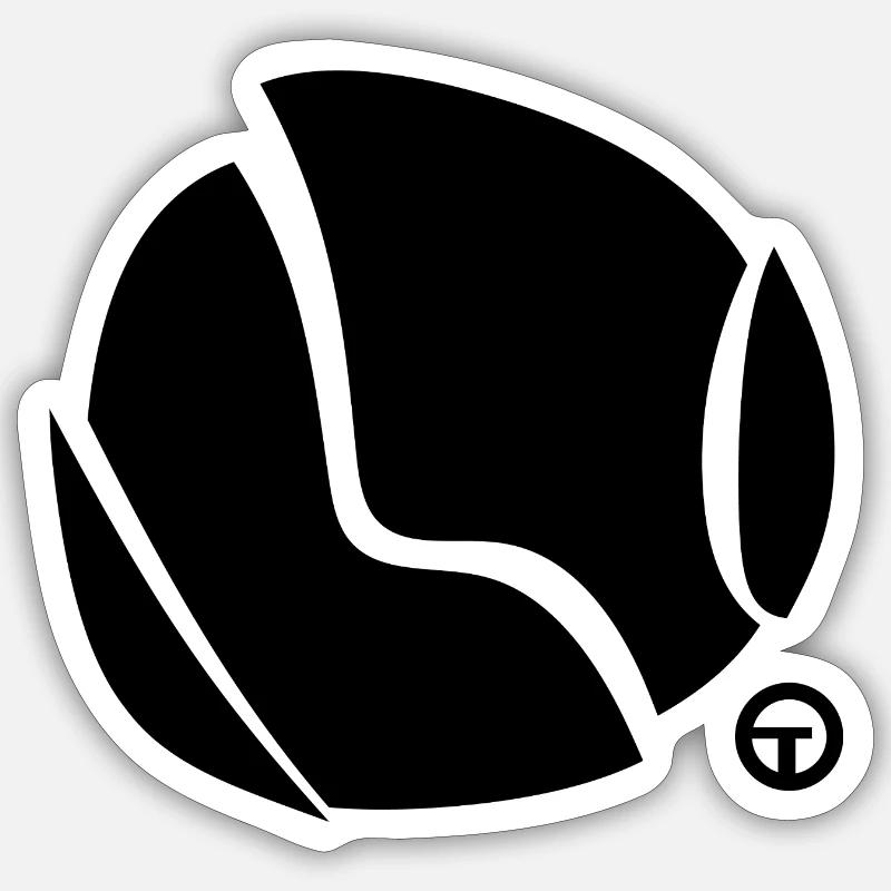 Forme1 - Sticker taille S (10 x 10 cm) - blanc mat