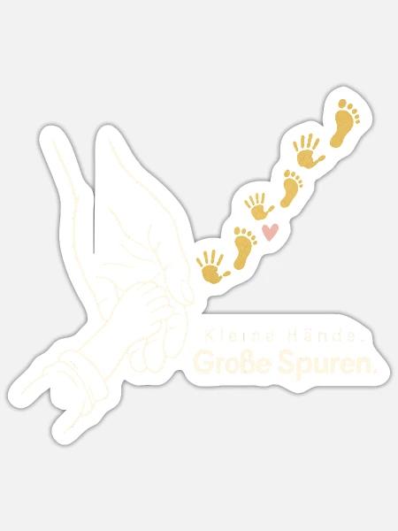 Erzieherin Tagesmutter Geschenk Abschied - Sticker Größe S (10 x 10 cm) - Mattweiß