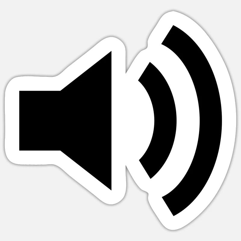 Speakers Sticker size S (10 x 10 cm)