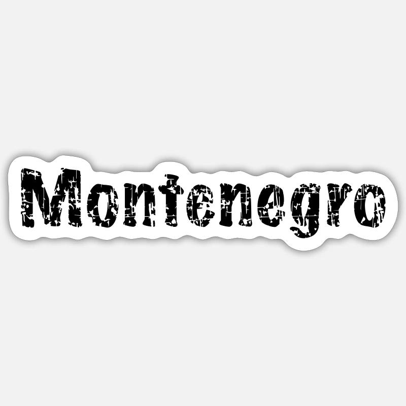 Montenegro Sticker Größe S (10 x 10 cm)