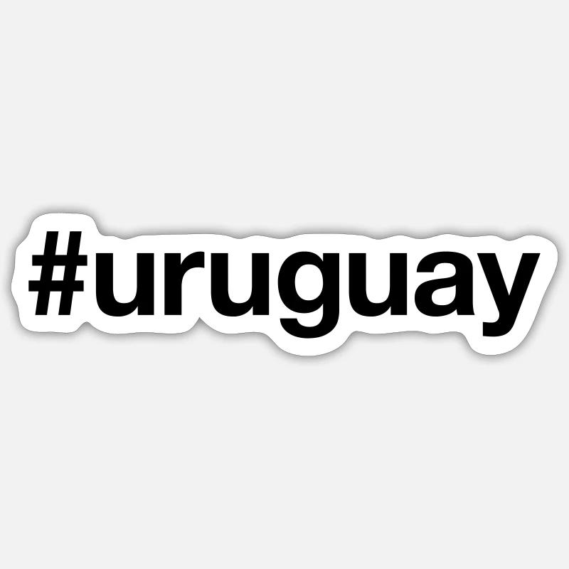 URUGUAY Hashtag Sticker size S (10 x 10 cm)