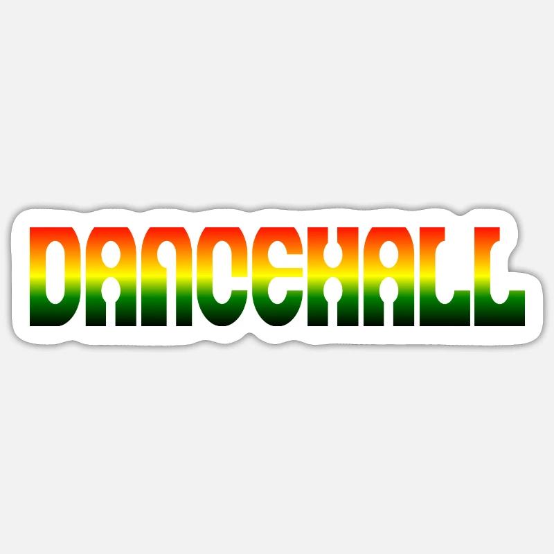 Dancehall - Sticker size S (10 x 10 cm) - white matte