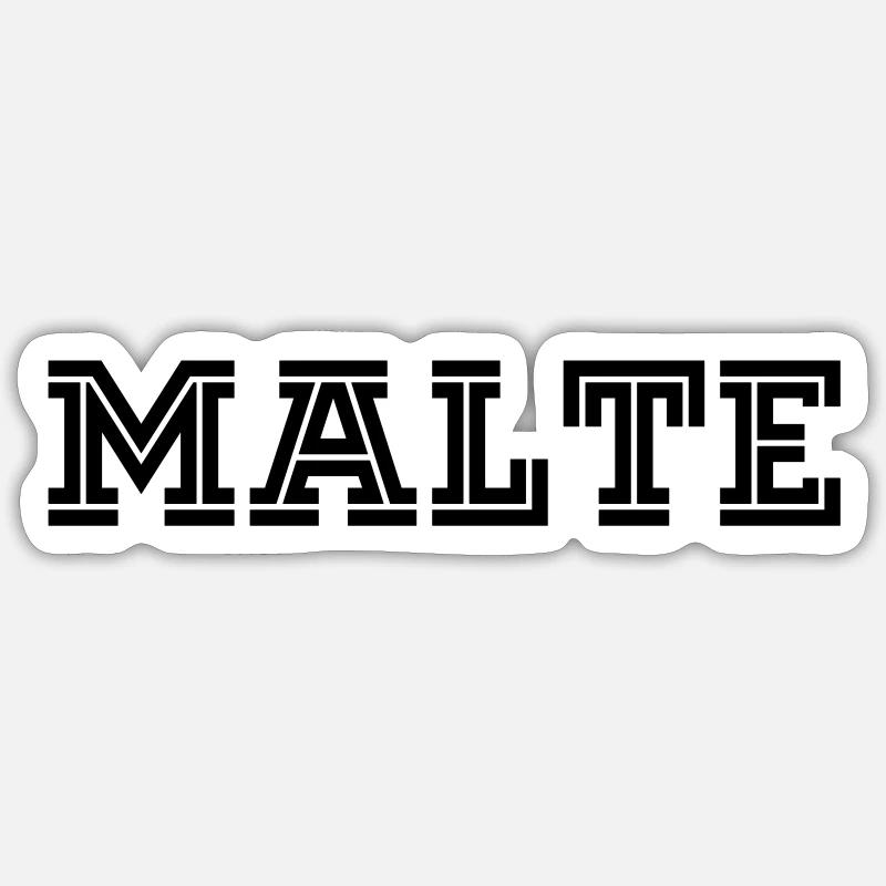 malte2 Sticker size S (10 x 10 cm)