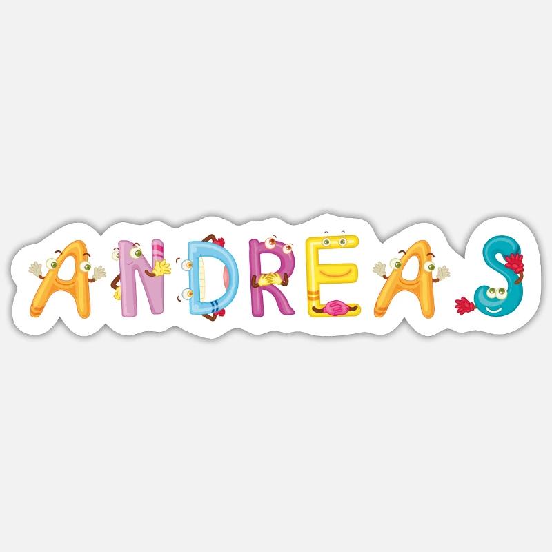 Andreas Sticker Größe S (10 x 10 cm)