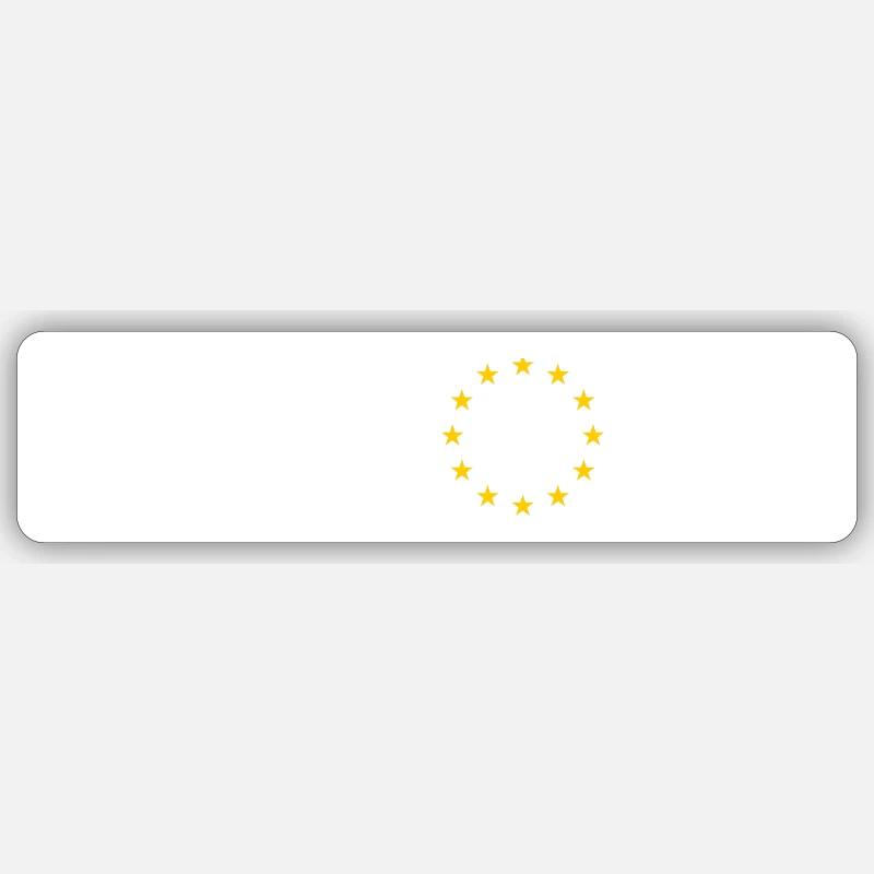 Rejoin EU White - Sticker size S (10 x 10 cm) - white matte