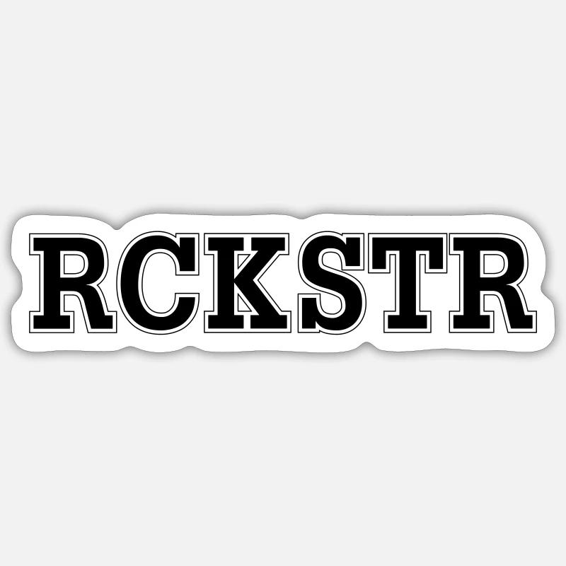 RCKSTR Sticker size S (10 x 10 cm)