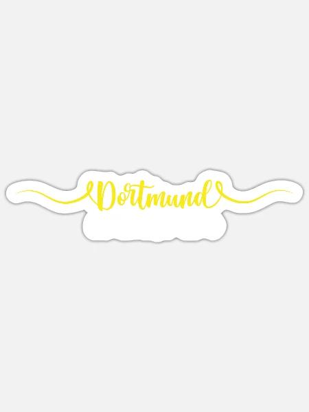 Koordinaten Deutschland Stadt Dortmund - Sticker Größe S (10 x 10 cm) - Mattweiß